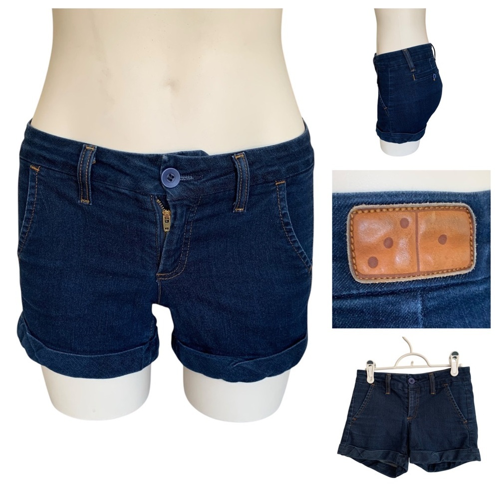2/$10 MOVING SALE Domino Urban Outfitters Denim Micro Short Made in Canada 3.25”
